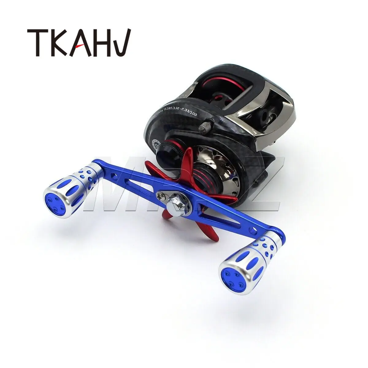 TKAHV 103 мм Power Baitcasting Рыболовная катушка с ручкой для Abu Max Daiwa Shimano Sliver и синие ручки