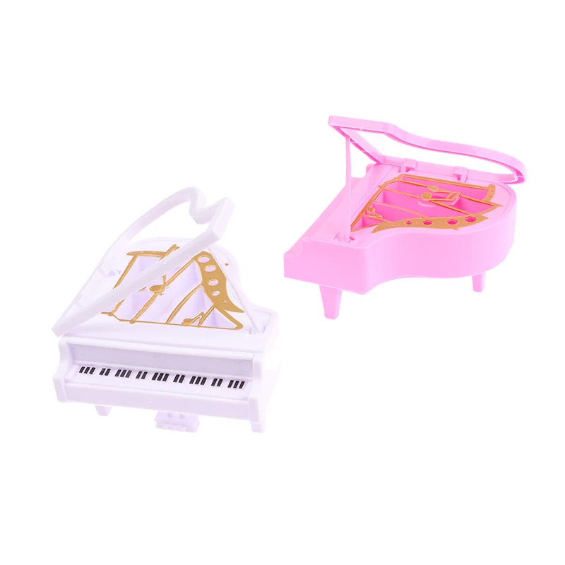 

Миниатюрный Кукольный домик с имитацией пианино, модели музыкальных инструментов «сделай сам», кукольный домик, мебель, Декор, Креативные украшения