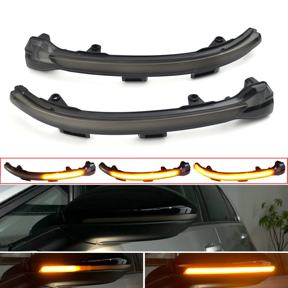 2x для Фольксваген Гольф 7 Jetta MK7 VII Golf 5 GTI R Touran светодиодный динамический