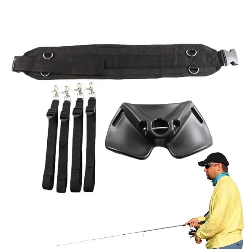 

Файтинг пояс широкий Тело ремень для удочки держатель для удилищ толстый боевой пояс и держатель для удочки для морского озера реки и