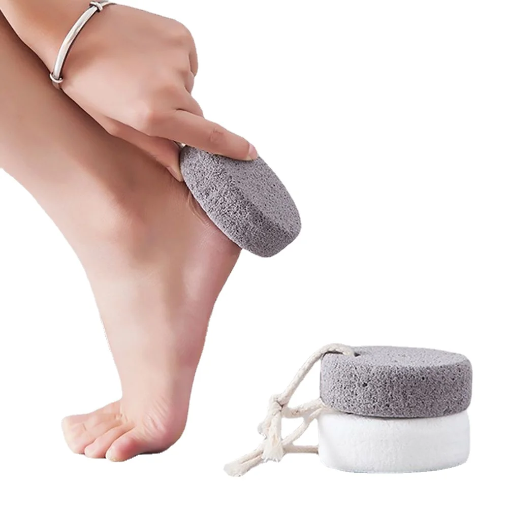 

Natural Pumice Stone Foot Scrub Stone Feet Exfoliating Foot File Scraper Hard Skin Callus Remover Pedicure Tools Foot Care Tools