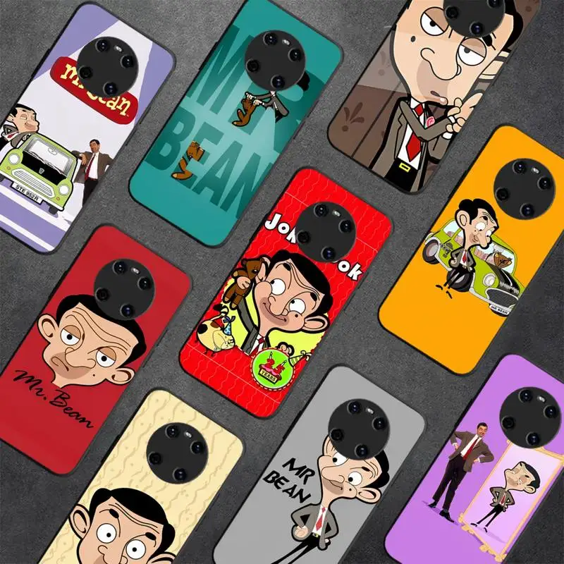 

M-Mr-B-Bean Funny Cartoons Phone Case for Huawei Y 6 9 7 5 8s prime 2019 2018 enjoy 7 plus
