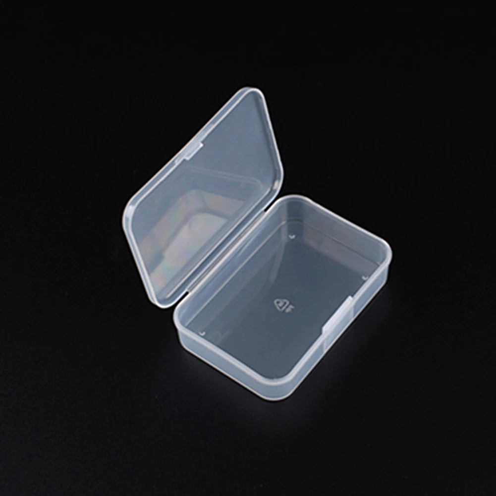 

Mini Boxes Rectangle Transparent Plastic Storage Box Container Packaging Box For Earrings Rings Beads Collecting Small Items