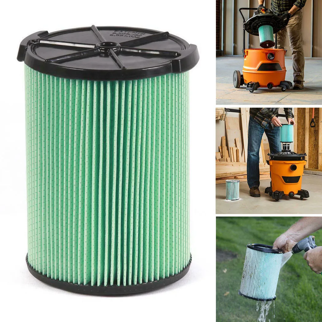 ​1*Filter For RIDGID 5-Layer Allergen Pleated 5.0Plus Gal Paper Filter Wet Dry Vacs VF6000 100%Brand New And High Quality