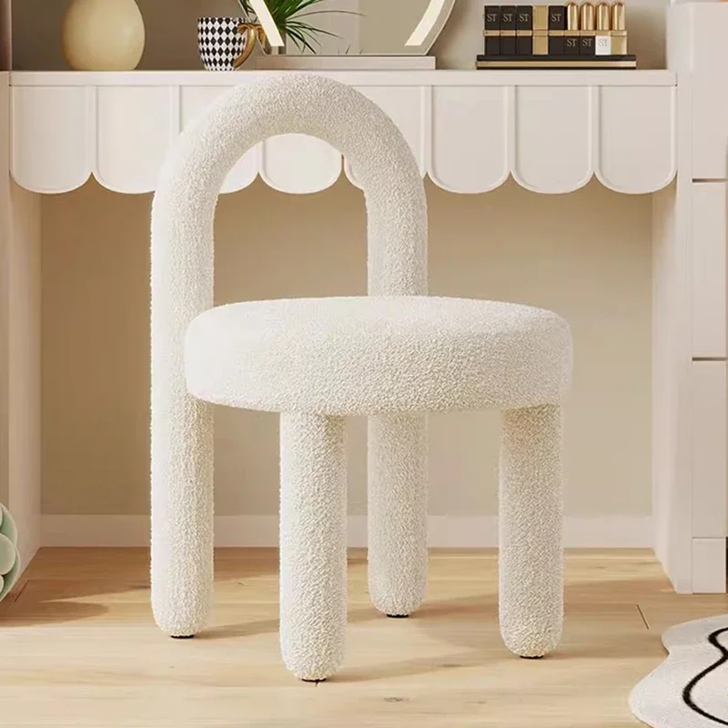 Скандинавское кресло для макияжа спальни акцент отдыха туалетный столик комод