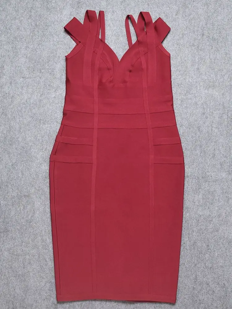 BEAUKEY модное оранжевое платье на бретелях-спагетти с V-образным вырезом длиной до