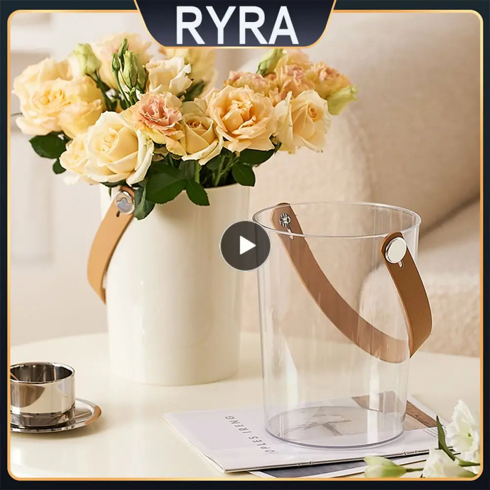

Flower Arrangement Fashion Modern Enhances The Beauty Of Flowers Transparent Easy To Clean Multipurpose Flower Bucket Vase