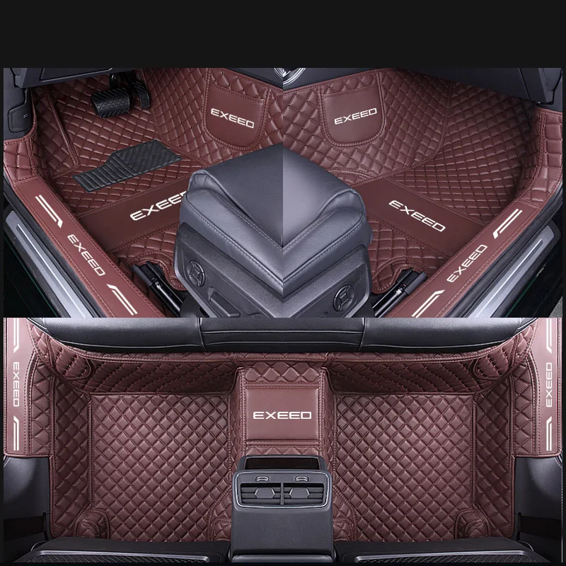 

Для Chery Exeed VX 2021-2023, коврики для стайлинга автомобиля, двухслойные зеркальные коврики для ног, внутренняя напольная подкладка, аксессуары для LHD