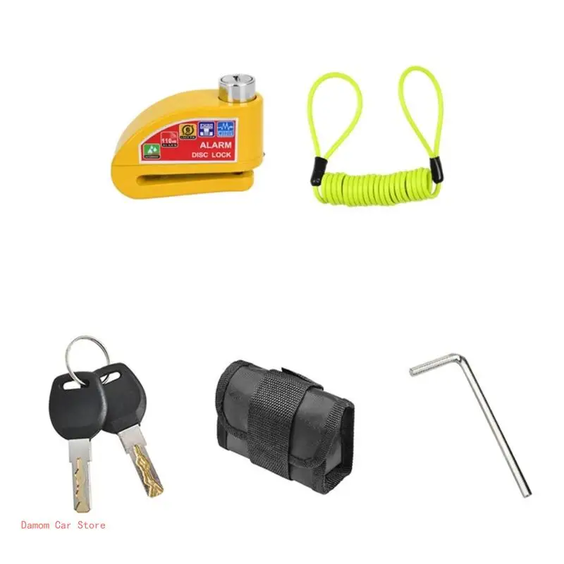 Мотоциклетные замки противоугонные с сигнализацией дисковый замок для