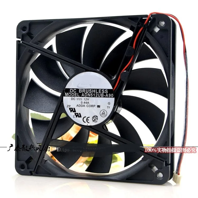 

New original ADN512UB-A90 13525 12V 0.44A 13.5 cm double ball chassis fan