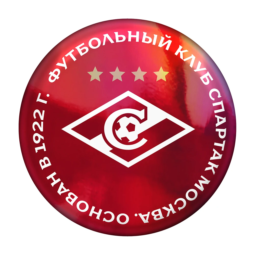 Значок "ФК Спартак Москва" красный NEW |