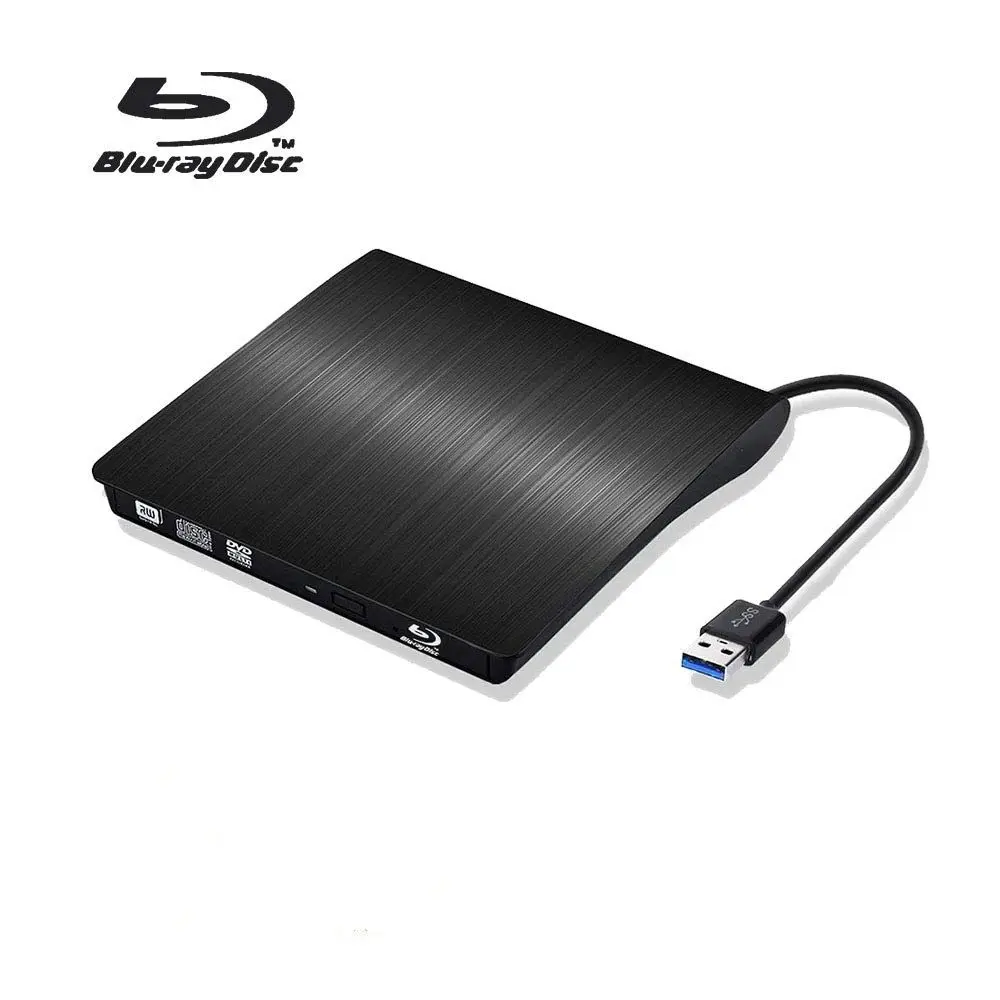 Ультратонкий Внешний Blu-Ray-плеер HD Для Windows USB 3.0 Поддержка 3D-дисков Тип Лотка