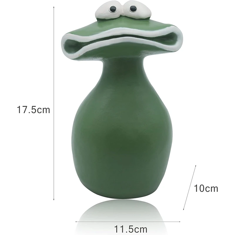 Статуя лягушки из смолы статуи с большим ртом водонепроницаемые ручной работы