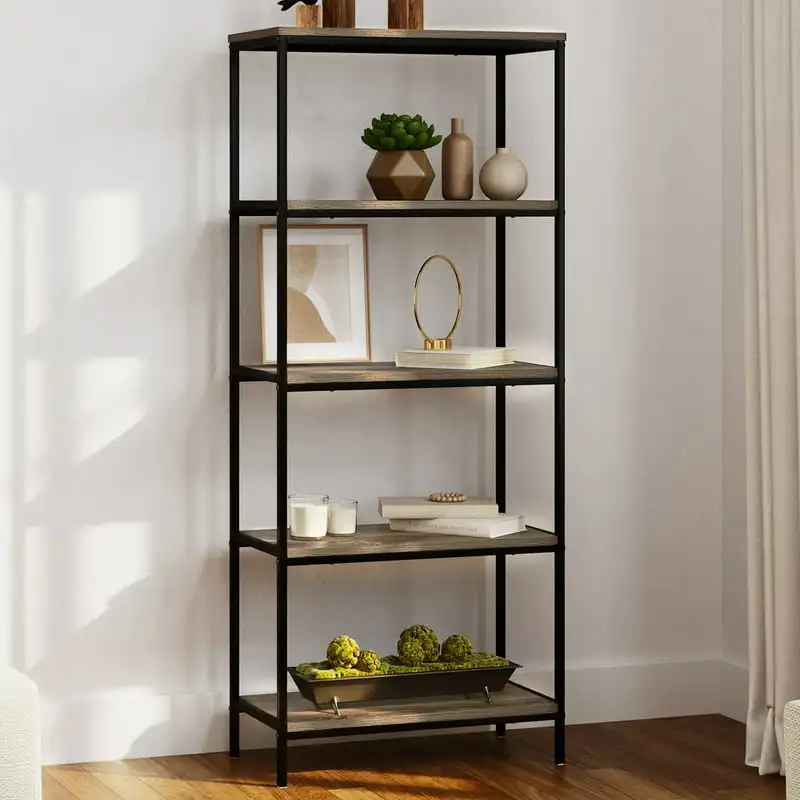

5 Tier Bookcase, Black