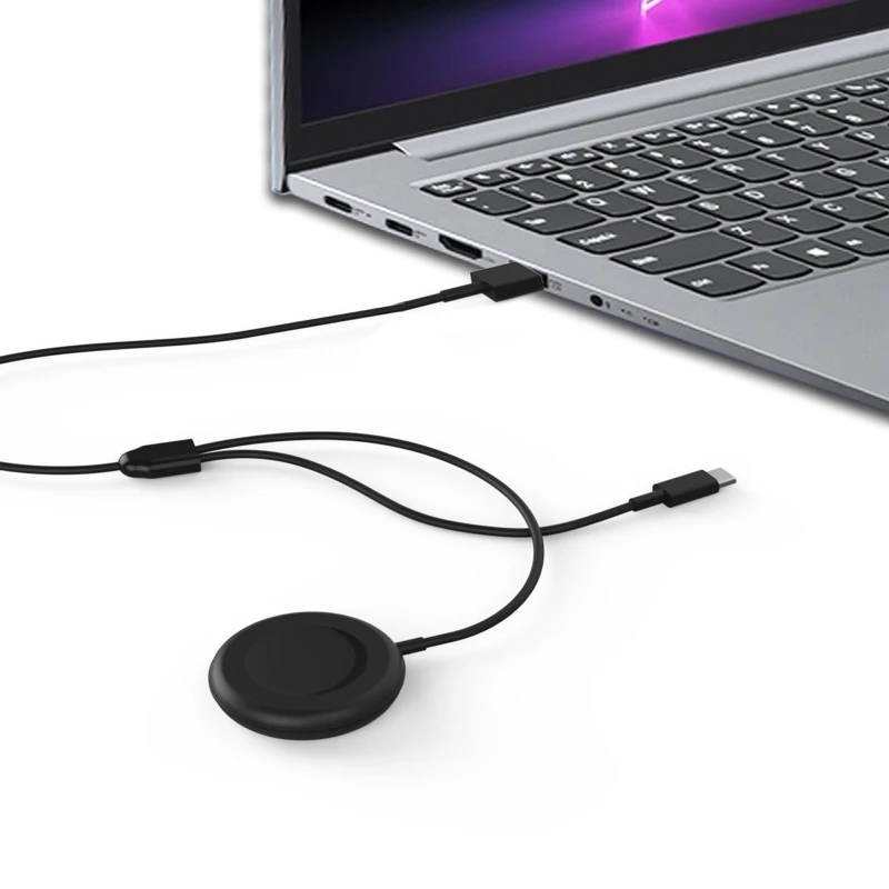 

Wireless Charging Dock Fit for Watch 42MM/46MM SM-R800 SM-R810 R815 S3 Classic SM-R770 USB Type-C Magnetic Charger Cable E8BE