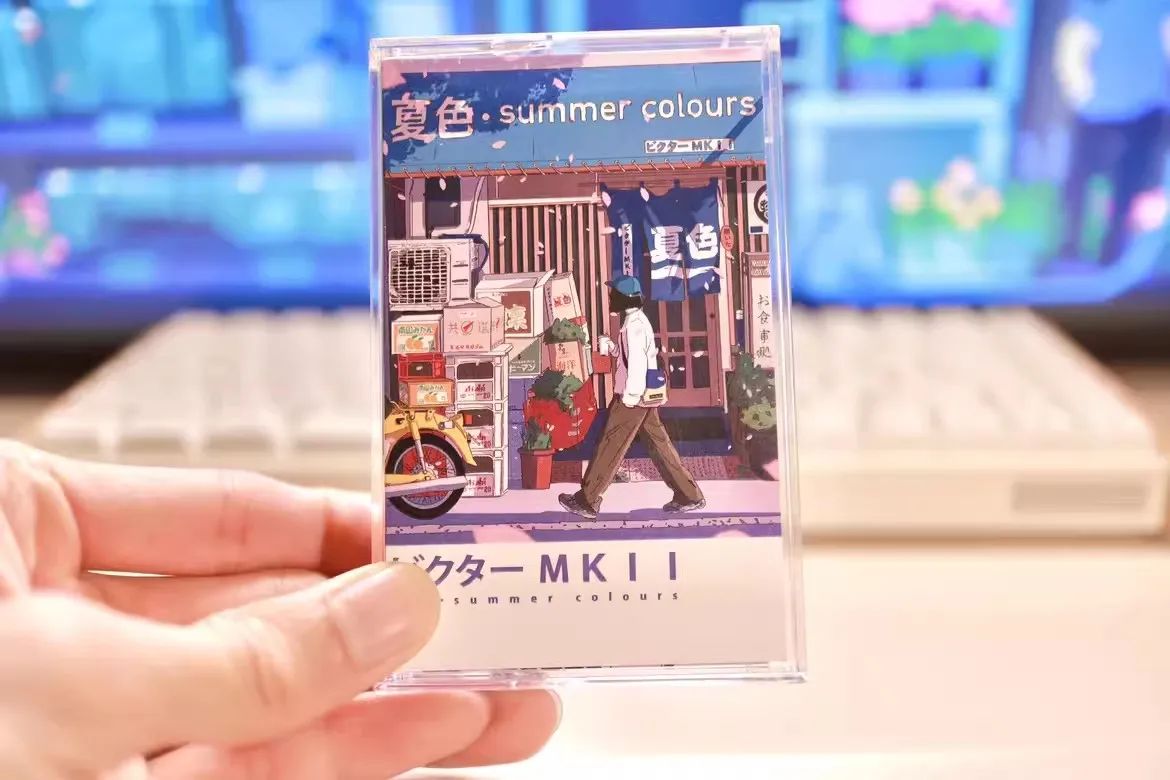 Аниме Vaporwave Kawaii ビビmkii музыкальные кассеты летние цвета альбом магнитная лента