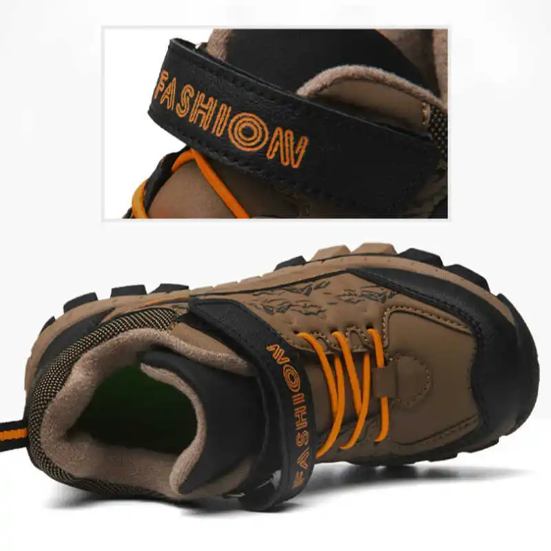 SENAGE Kids Hiking Shoes Boys Teenagers Non-slip Sport Running Shoes Children Walking Sneakers Mountain Climbing Footwear