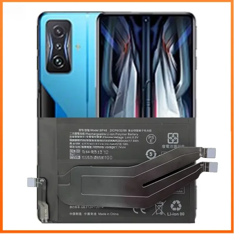 Аккумулятор для мобильного телефона 4700 мАч BP48 для Xiaomi Redmi K50 GamingPoco F4 GT + инструменты (art.: 3920db4034491) - 3920db4034491