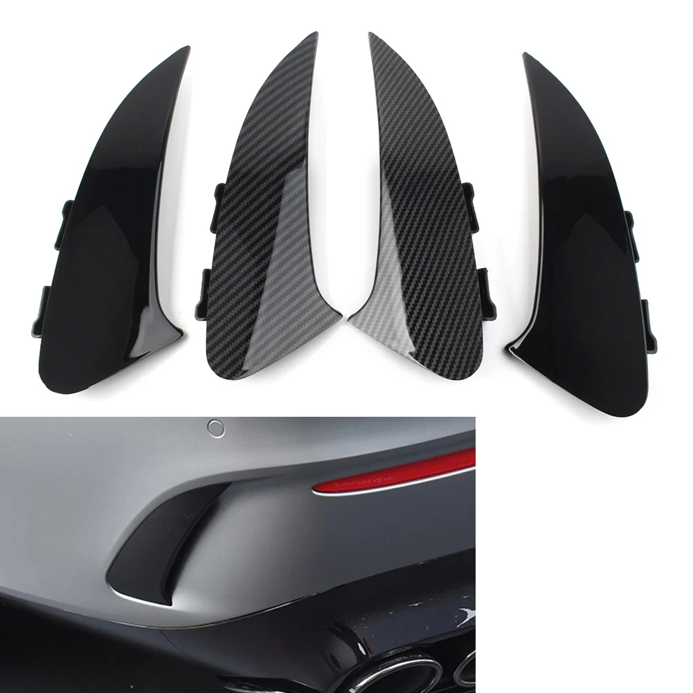 Сплиттер для заднего бампера автомобиля 2 шт. спойлер воздуховод отделка Mercedes Benz