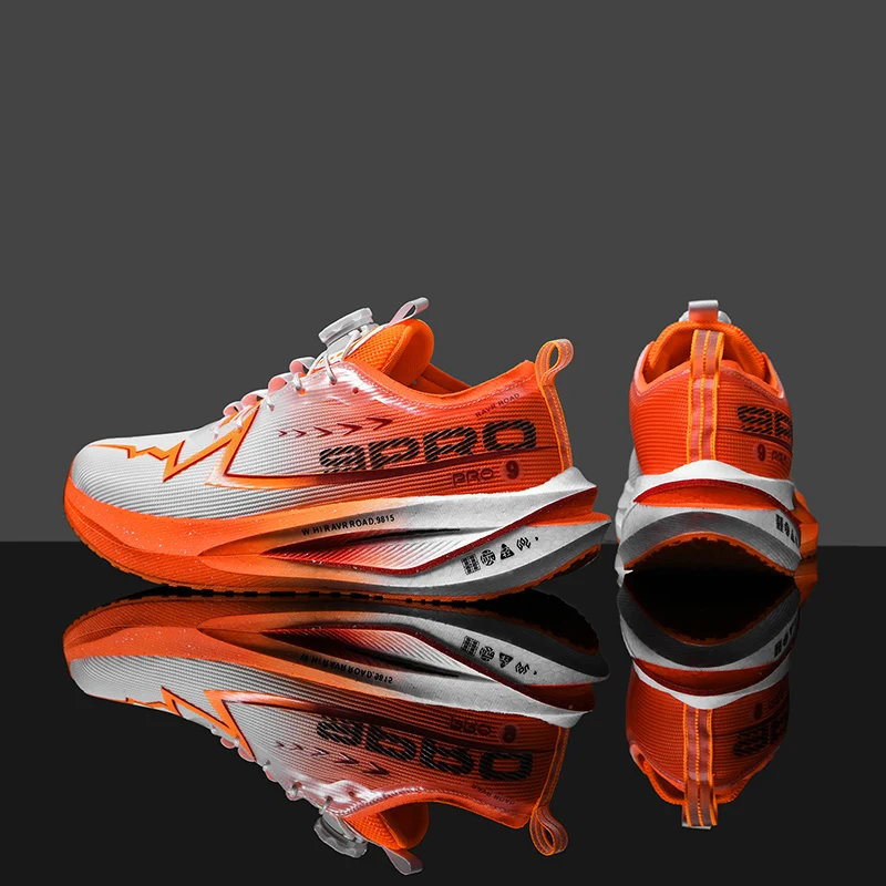 Фото Кроссовки для бега 2026 Marathon Men Carbon Plate: дышащие, легкие, удобные, с воздушной подушкой, нескользящие, для мужчин и женщин №5