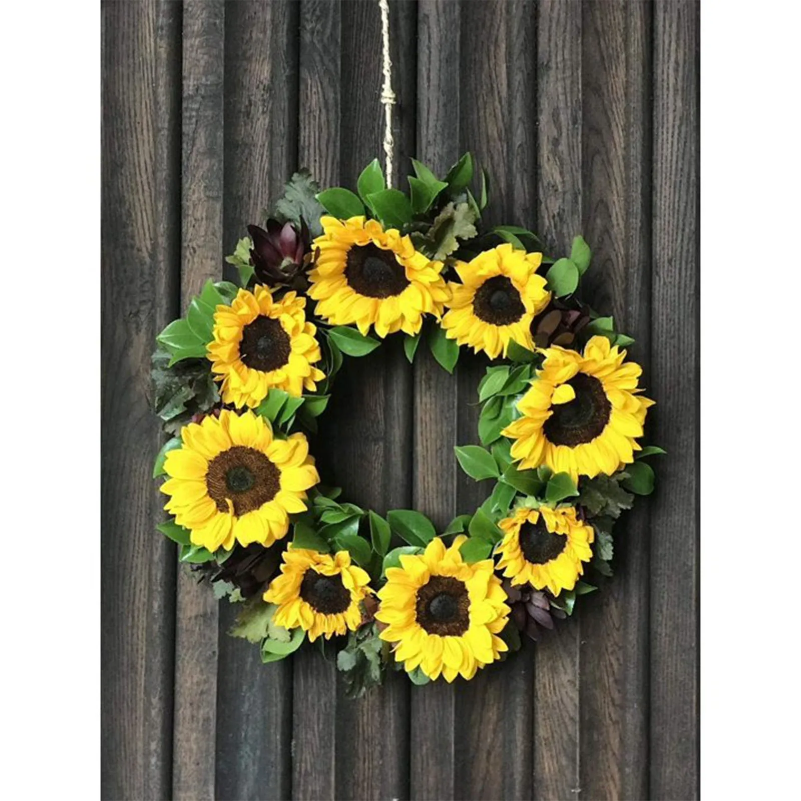 Имитация подсолнечника искусственные цветы лоза шелковое искусственное