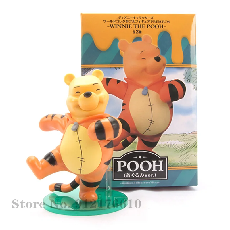 

Disney Lovely Winnie The Pooh Figures Cute Cartoon Car Decoration Boxed Doll Toy Cartoon Animal Figures Model