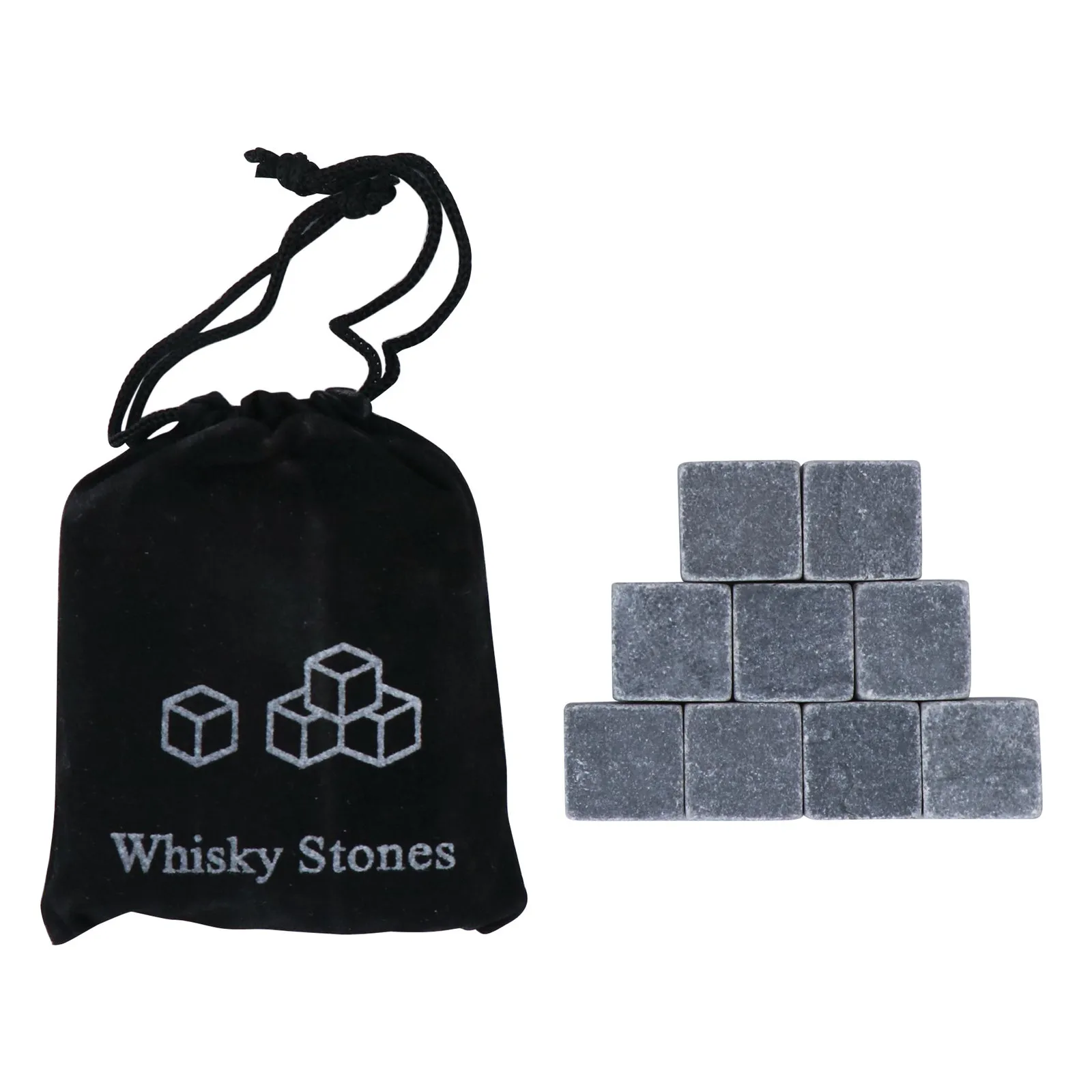 

Бархатные камни для виски, уникальный набор, мешочек для охлаждения, многоразовый, 9 камней, подарок с кухней Gardget