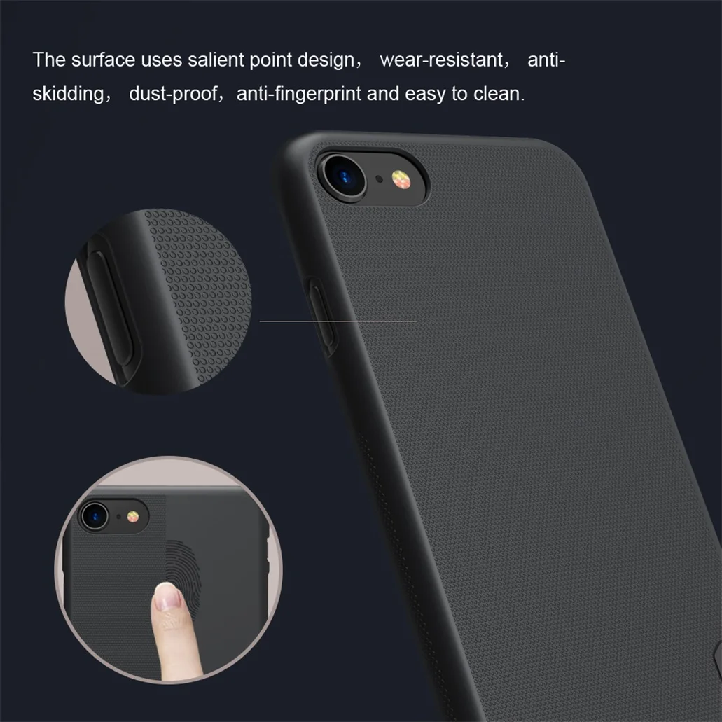 For iPhone SE 2022 2020 Cases For iPhone 8 Cover Nillkin Super Frosted Shield Hard PC Back Cover Protector Case for iPhone SE3