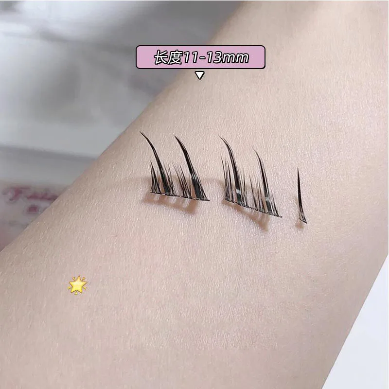 Смешанные пушистые одиночные накладные ресницы Индивидуальные Накладные для