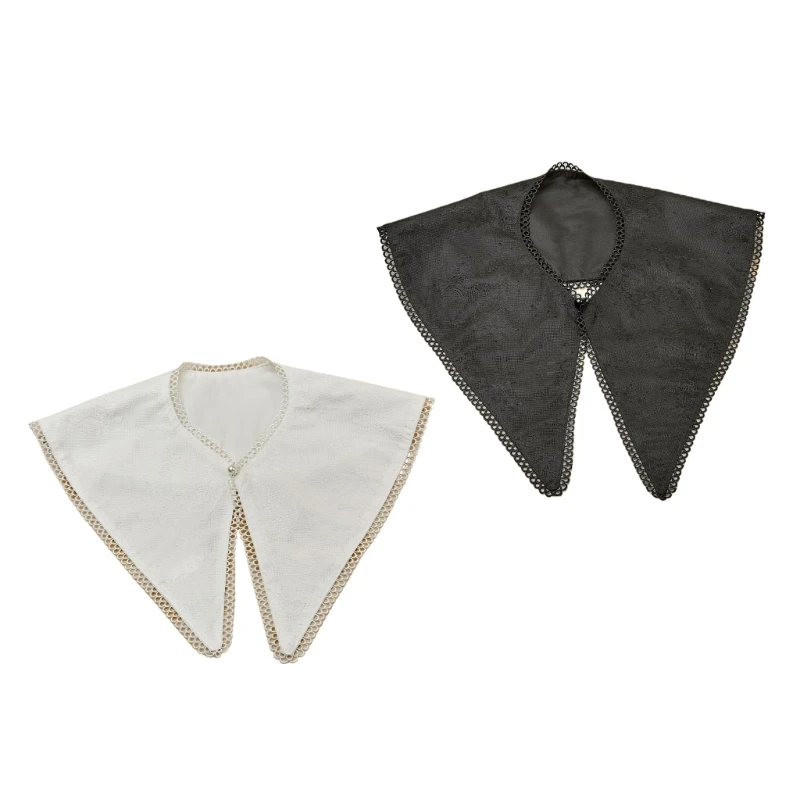 

449B воротник с накладным воротником, кардиган с наплечным воротником, милый декоративный воротник с накладным воротником, легко носить