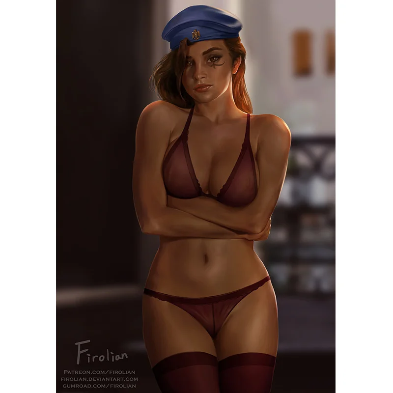 Печать на холсте видеоигры Archer Ishtar голая сексуальная девушка искусство плакат с