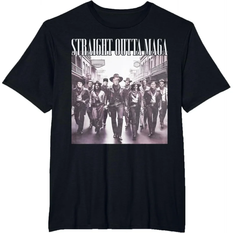 Забавная футболка Trump Straight Outta Maga 2024.