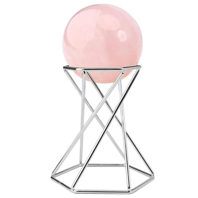 

Crystal Sphere Stand Clear Crystal Ball Metal Stand Base Antique Style Gold And Silver Crystal Stand Display Holder Glass Bowl
