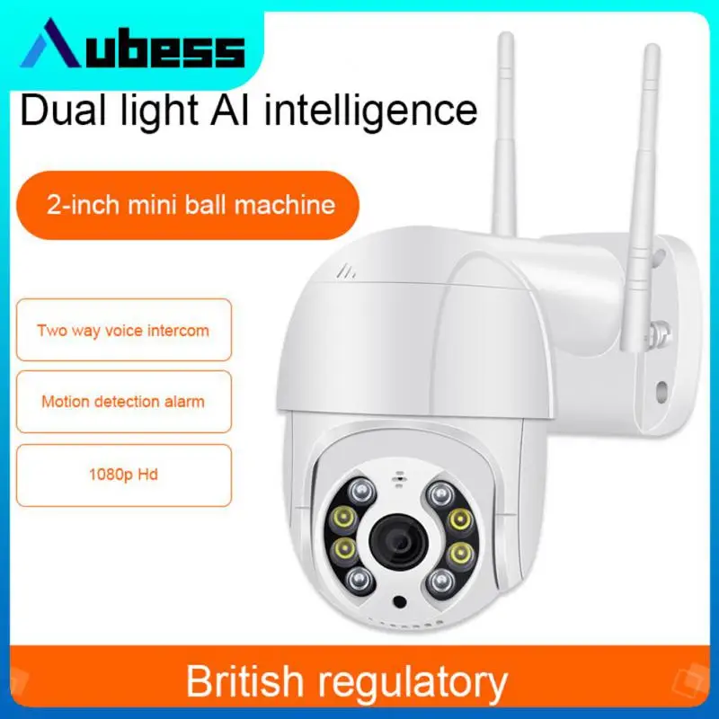 

Ir Home Security Camera Two-way Audio Weatherproof Wireless Camera Ai Human Detection Wifi Camera Smart Home 1080p