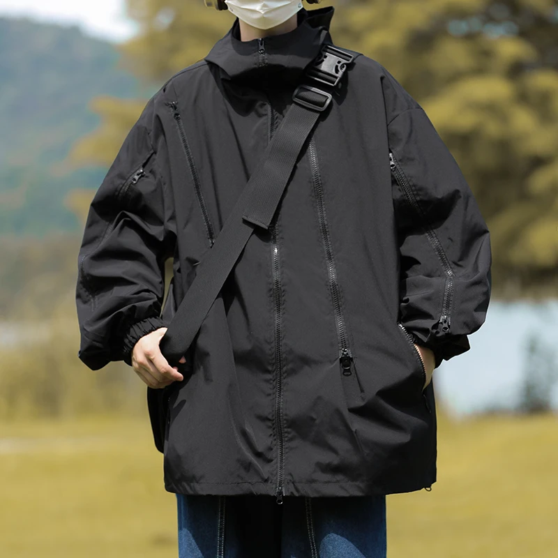 Японская модная функциональная куртка верхняя одежда мужская и женская летняя