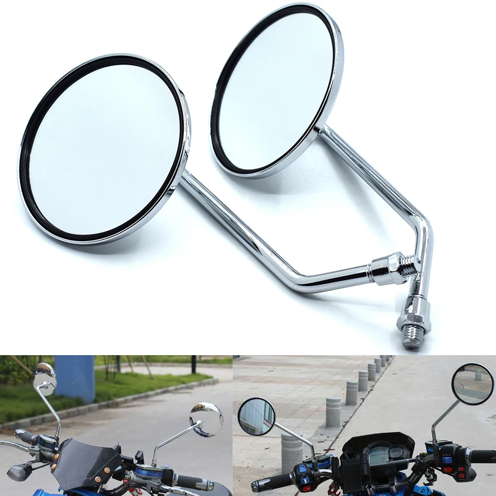 

Universal 10mm Motorcycle Back Side Mirrors Motorbike Rear View Mirror For YAMAHA XMAX200 XMAX250 XMAX300 XMAX400 TMAX530 TMAX50