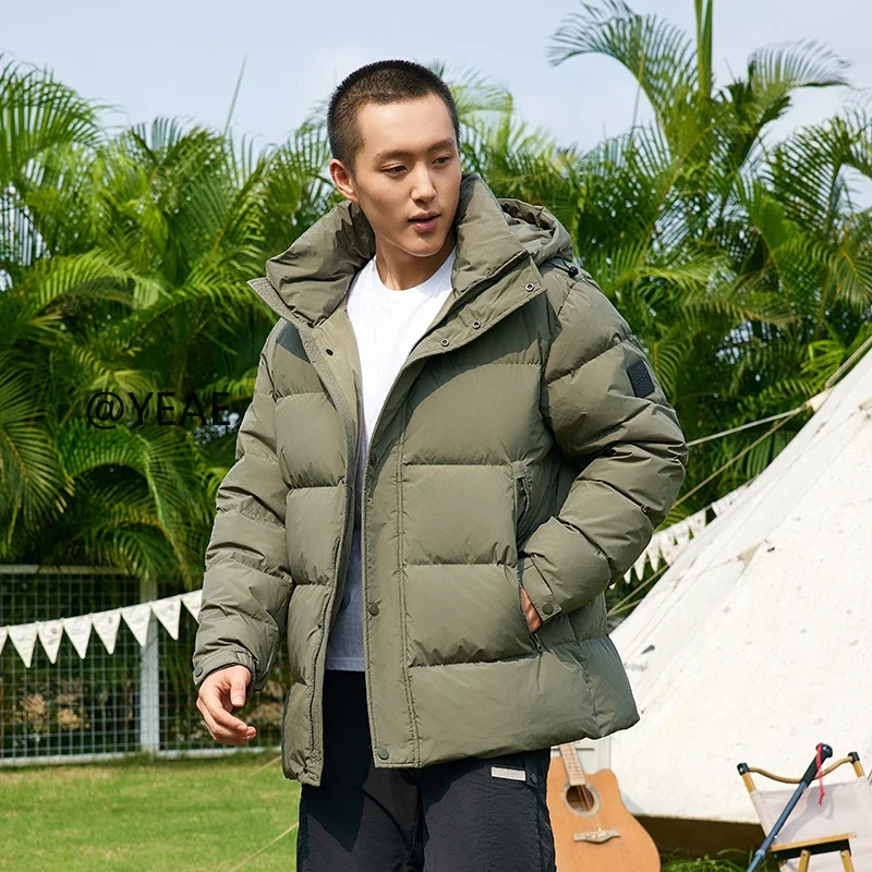 Новый пуховик дизайнерская одежда мужская Роскошная короткая пуховая куртка с