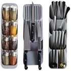 Кухонный ящик для хранения столовых приборов, держатель для ножей, поднос, ложка, вилки, посуда, органайзер, контейнер для бутылок с специями, стойка для ножей