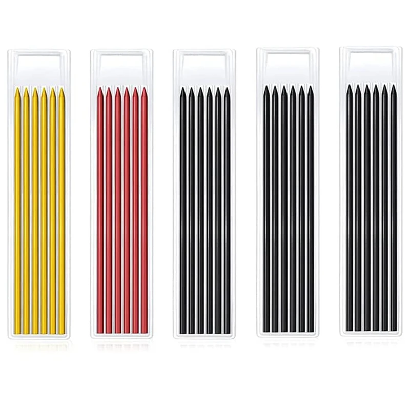 

30PCS 2.8 Mm Pencil Refills, Solid Deep Hole Pencil Refills For Carpenter Mark Pencils, Mechanical Pencil Replacements