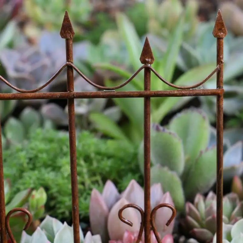 Миниатюрный забор для поделок сказочный садовый газонный барьер украшение