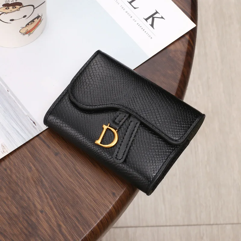 Women Short Wallet Small Fashion Luxury Brand Leather Purse Ladies Card Bag for Women Clutch Female Purse Money Clip Wallet 2023