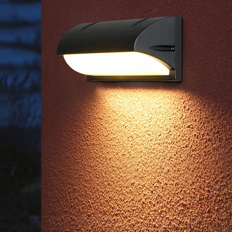 Outdoor 10W/30W LED SMD 5730 Wall Sconce Light Fixture Waterproof Patio Lamp Gate Yard Garage Garden Basement Black/Gray Shell