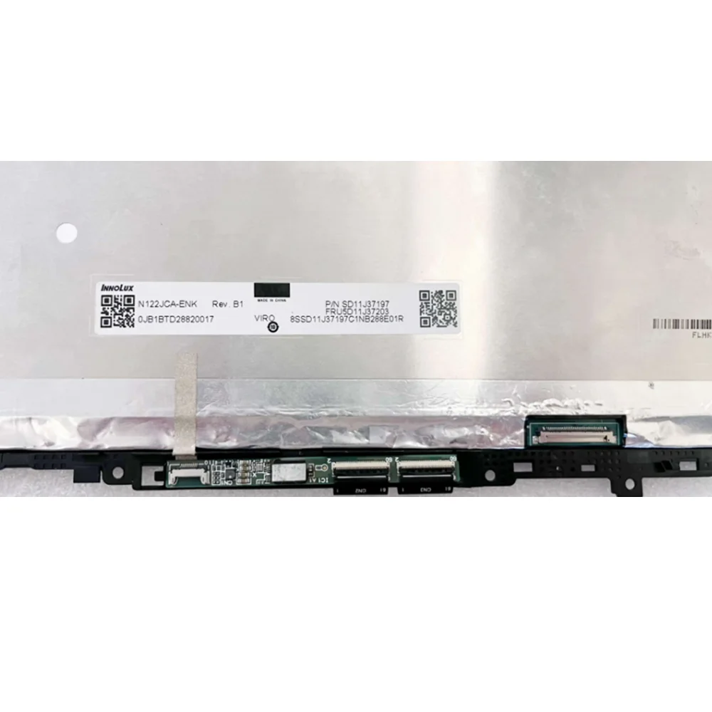 Новый 12,2-дюймовый сенсорный ЖК-экран 1920x1200 с рамкой для Lenovo 500w Yoga Gen4 5D11J37203 SD11J37197 N122JCA-ENK Замена (art.: 3920cccf99340) - 3920cccf99340