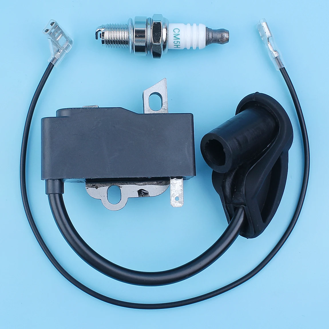 

Ignition Coil Module Magneto Spark Plug Kit For Stihl BR500 BR550 BR600 Backpack Leaf Blower 42824001305