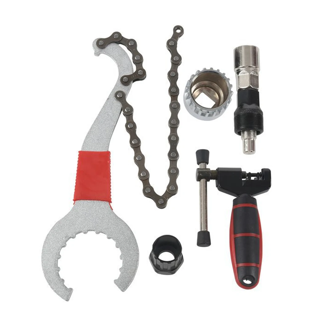 

Набор металлических инструментов для ремонта горного велосипеда, портативный профессиональный ручной нескользящий сменный Ремонтный ком...