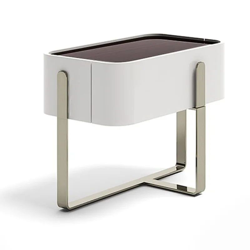 

Luxury Metal Bedroom Nightstands Bedside Cabinet Table