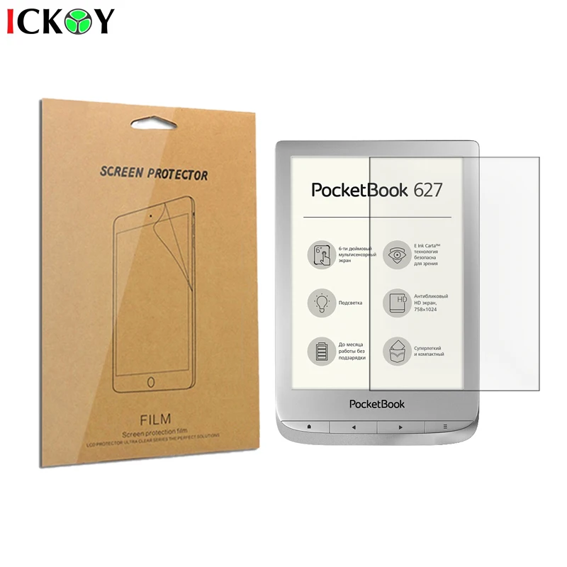 

3pcs Matte Screen Protector Shield Film for Pocketbook 627 Protective Anti-Scrach Cover Film e-Reader Accessories