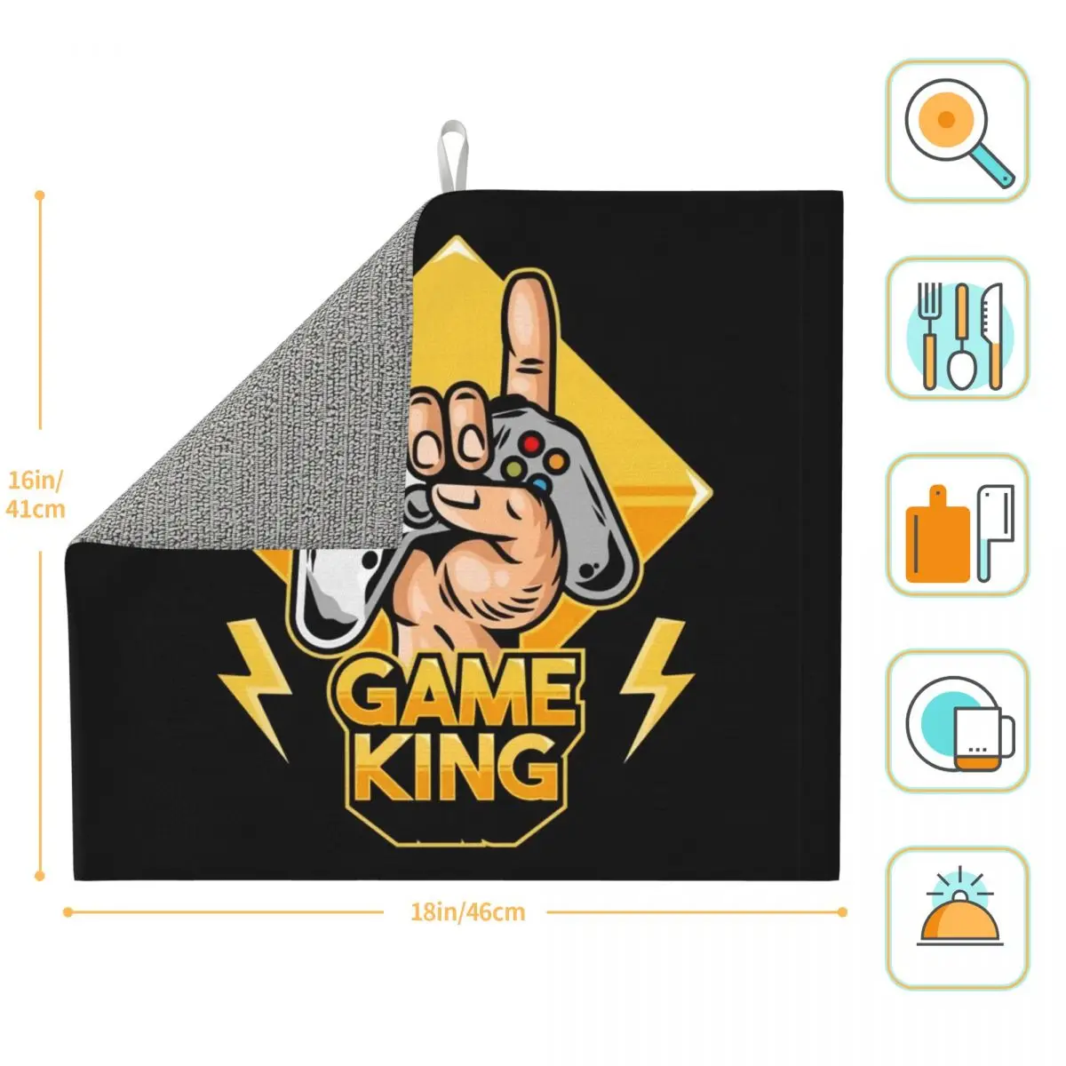 Изготовленный на заказ впитывающий коврик для сушки посуды из микрофибры