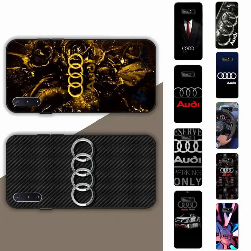 

Audi Luxury Brand Car Phone Case For Samsung Note 8 9 10 20 pro plus lite M 10 11 20 30 21 31 51 A 21 22 42 02 03
