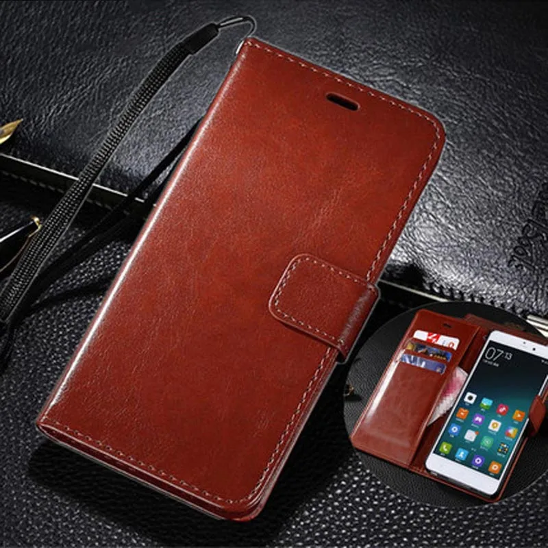 Винтажный кожаный чехол-книжка для телефона Sony Xperia XA1 XZ1 XA2 XZ2 XA3 Ultra Plus Premium Mini Cover Book